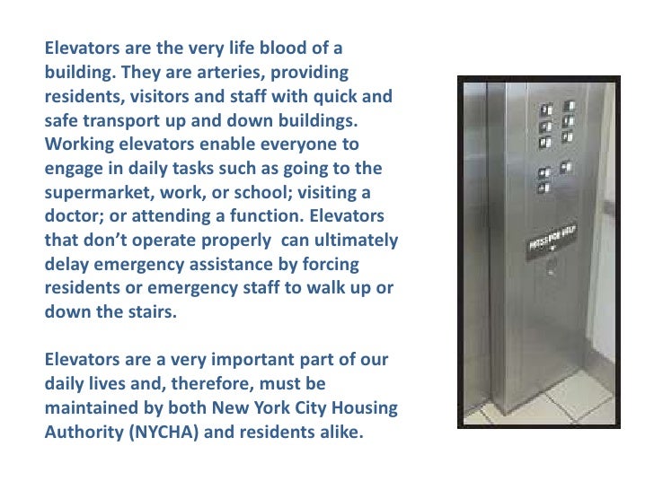 NYCHA Elevator Safety