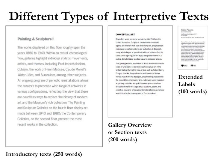 writing effective interpretive labels for art exhibitions a nuts and labelling art