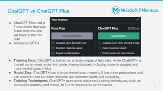 Advanced Integrations of MuleSoft with ChatGTP | PPTX