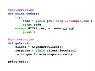 Coroutines Python : Python Coroutines – FYZQL