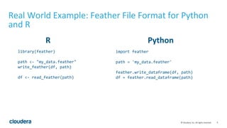 Improving data interoperability in Python and R | PPT