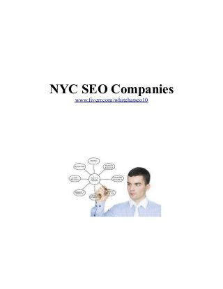 NYC SEO Companies
www.fiverr.com/whitehatseo10
 