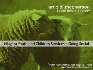 Niagara Youth and Children Services – Going Social
 