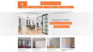 Nyc temporary wall company