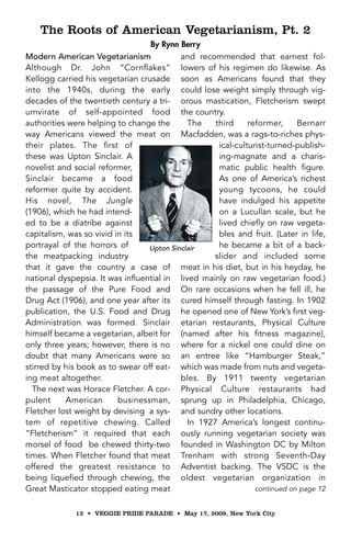 NYC Veggie Pride Flyer