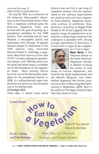 NYC Veggie Pride Flyer