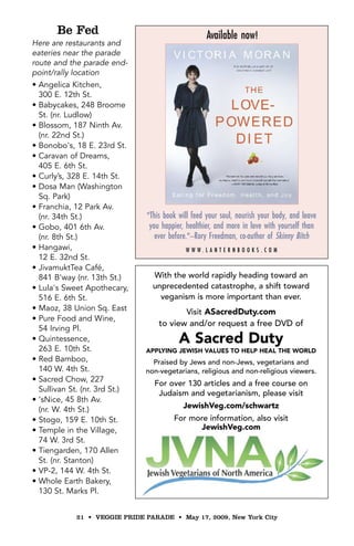 NYC Veggie Pride Flyer