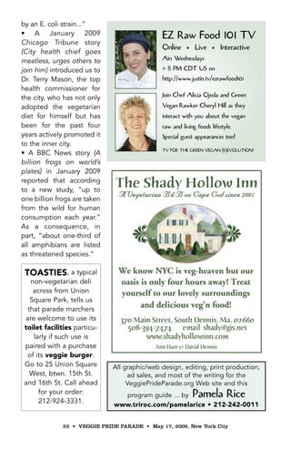 NYC Veggie Pride Flyer