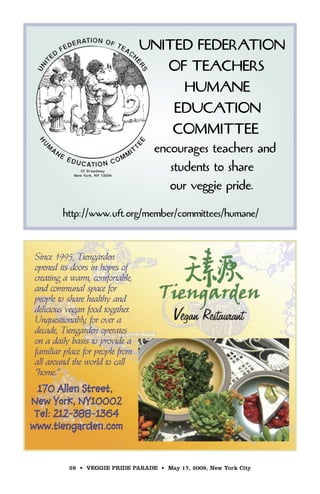 NYC Veggie Pride Flyer