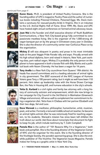 NYC Veggie Pride Flyer