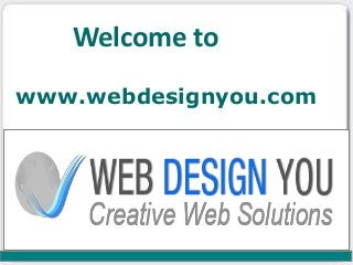 Welcome to
www.webdesignyou.com

 