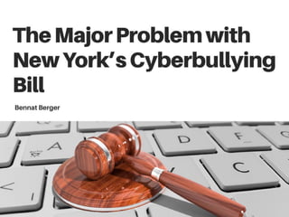 NY Cyberbullying Bill