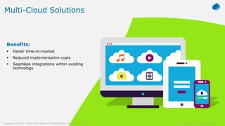 5© Capgemini 2019. All rights reserved |Capgemini and NYDJ: A Multi-Cloud Approach to Digital Experience Excellence | June 2019
Multi-Cloud Solutions
Benefits:
 Faster time-to-market
 Reduced implementation costs
 Seamless integrations within existing
technology
5© Capgemini 2019. All rights reserved |Capgemini and NYDJ: A Multi-Cloud Approach to Digital Experience Excellence | June 2019
 