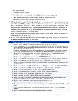 N ye c rfp two factor authentication PDF Healthcare Industry N ye c rfp two factor authentication PDF Healthcare Industry