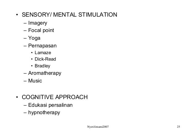Nyeri mannonfarmakologik