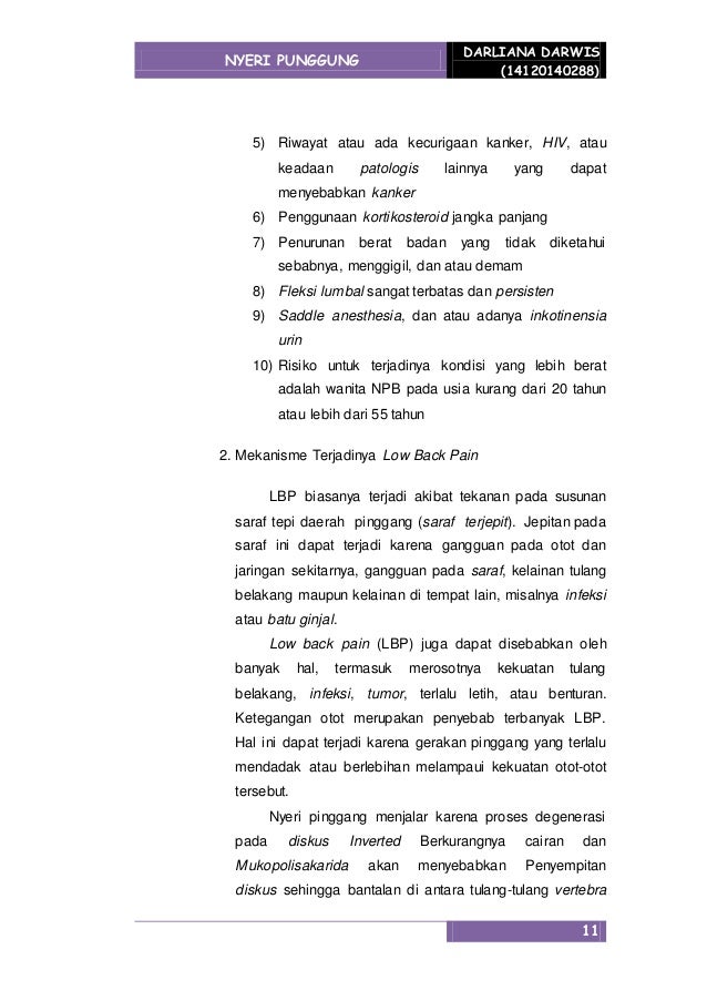 Makalah Nyeri Punggung