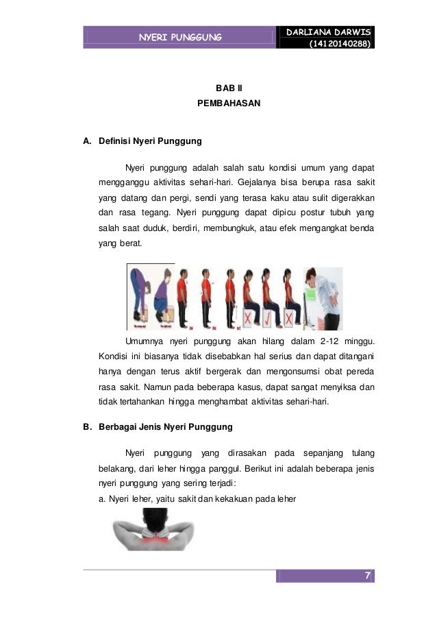 Makalah Nyeri Punggung Makalah Nyeri Punggung
