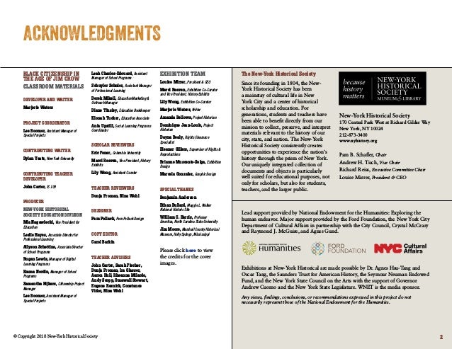 Curriculum: Black Citizenship in the Age of Jim Crow Slide 2