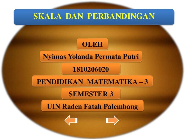 Nyimas Yolanda Permata Putri 1810206020 Skala Dan Perbandingan