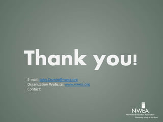 Thank you!
E-mail: john.Cronin@nwea.org
Organization Website: www.nwea.org
Contact:
 
