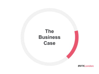 #NYKLondon
The
Business
Case
 