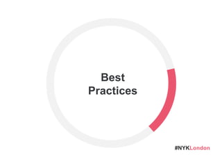 #NYKLondon
Best
Practices
 