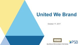 United We Brand
October 17, 2017
 