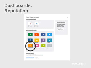 #NYKLondon
Dashboards:
Reputation
 