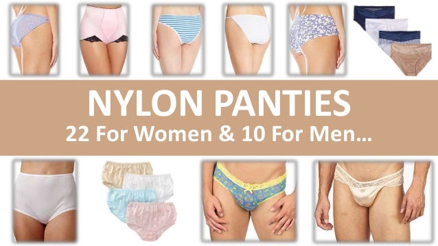women in nylon panties