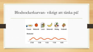 Blodsockerkurvan- viktigt att tänka på!
 