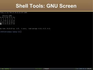 Shell Tools: GNU Screen 