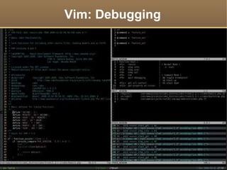 Vim: Debugging 
