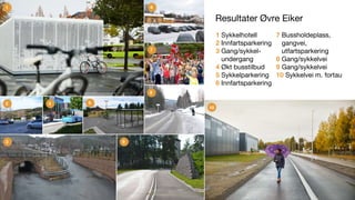 • Utvidelser av bilparkering og sykkelparkering
med sykkelhotell
• Lier stasjon – ser på mulighet for nye utvidelser av
pa...