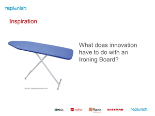 Inspiration What does innovation have to do with an Ironing Board? Source: hotelgoodsonline.com 