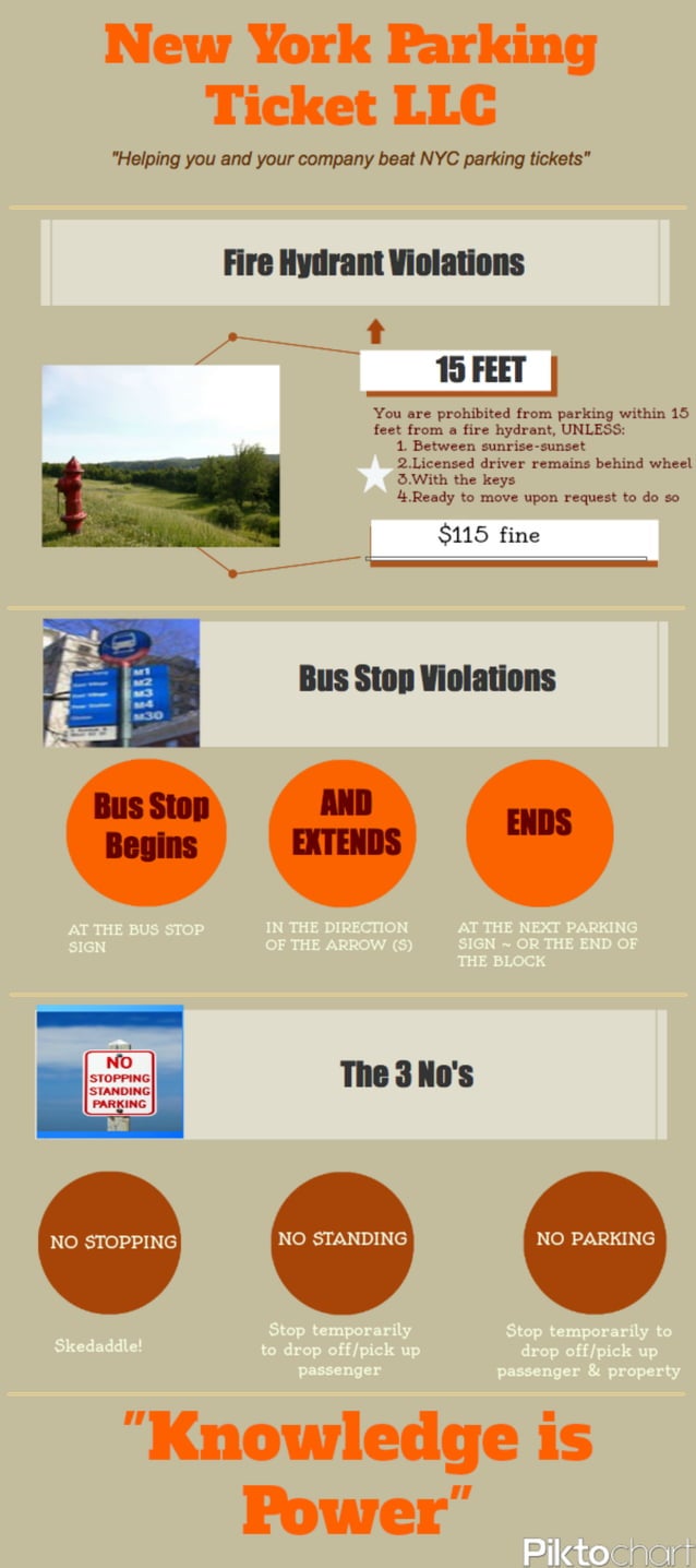 NYC Parking Ticket Infographics PDF