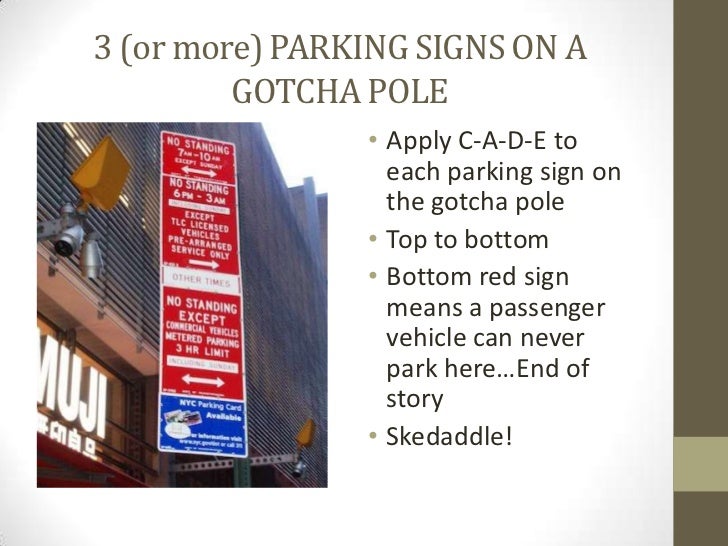 Understanding NYC Parking Sign Languagepart 3