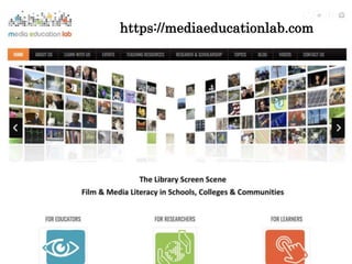 Media Education Labhttps://mediaeducationlab.com
 
