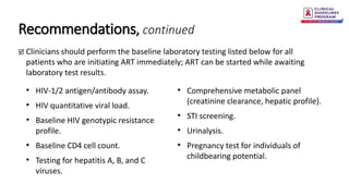 NYSDOH AI Rapid Initiation of Antiretroviral Therapy (ART) for Patients ...