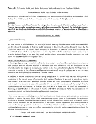 Example Audit Report Control Deficiencies The Charter School Audit Guide | PDF