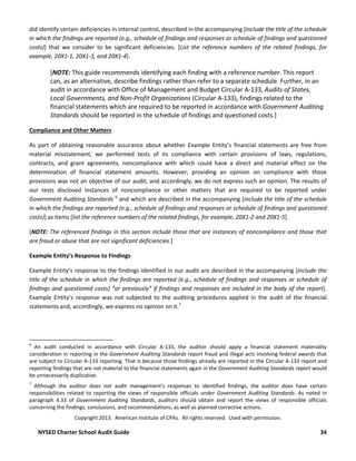 Example Audit Report Control Deficiencies The Charter School Audit Guide | PDF