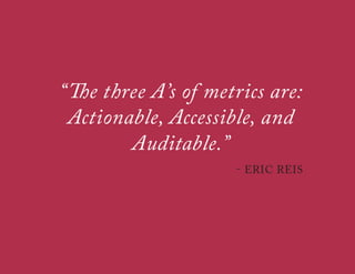 In a project, the purpose of
analytics is to ﬁnd your way to the
right solution before your money
runs out.

 