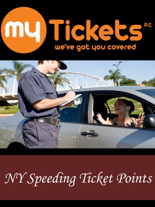 NY Speeding Ticket Points
 