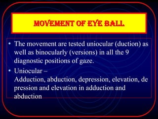 update of Nystagmus 14 11-2012 | PPTX