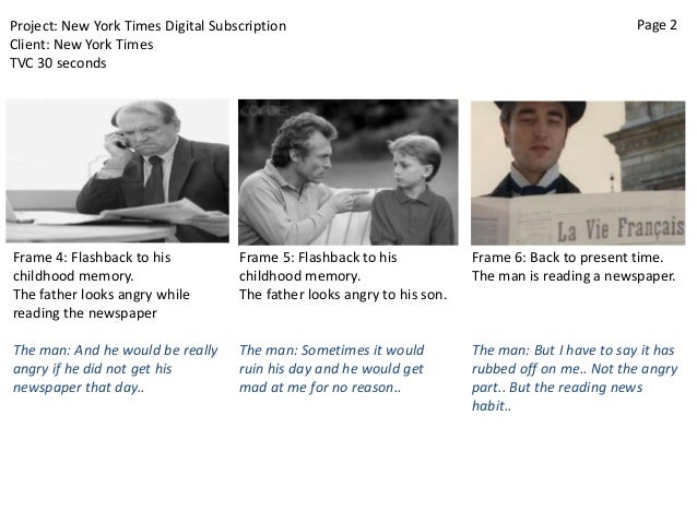 Download Mock storyboard for New York Times Online Subscription