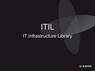 ITIL
IT Infrastructure Library

 