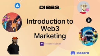 Introduction to
Web3
Marketing
 