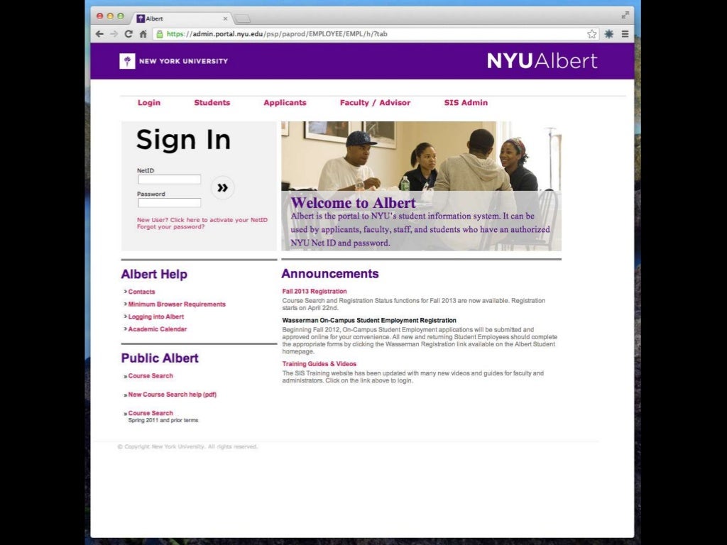 Nyu albert presentation
