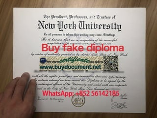 NYU degree