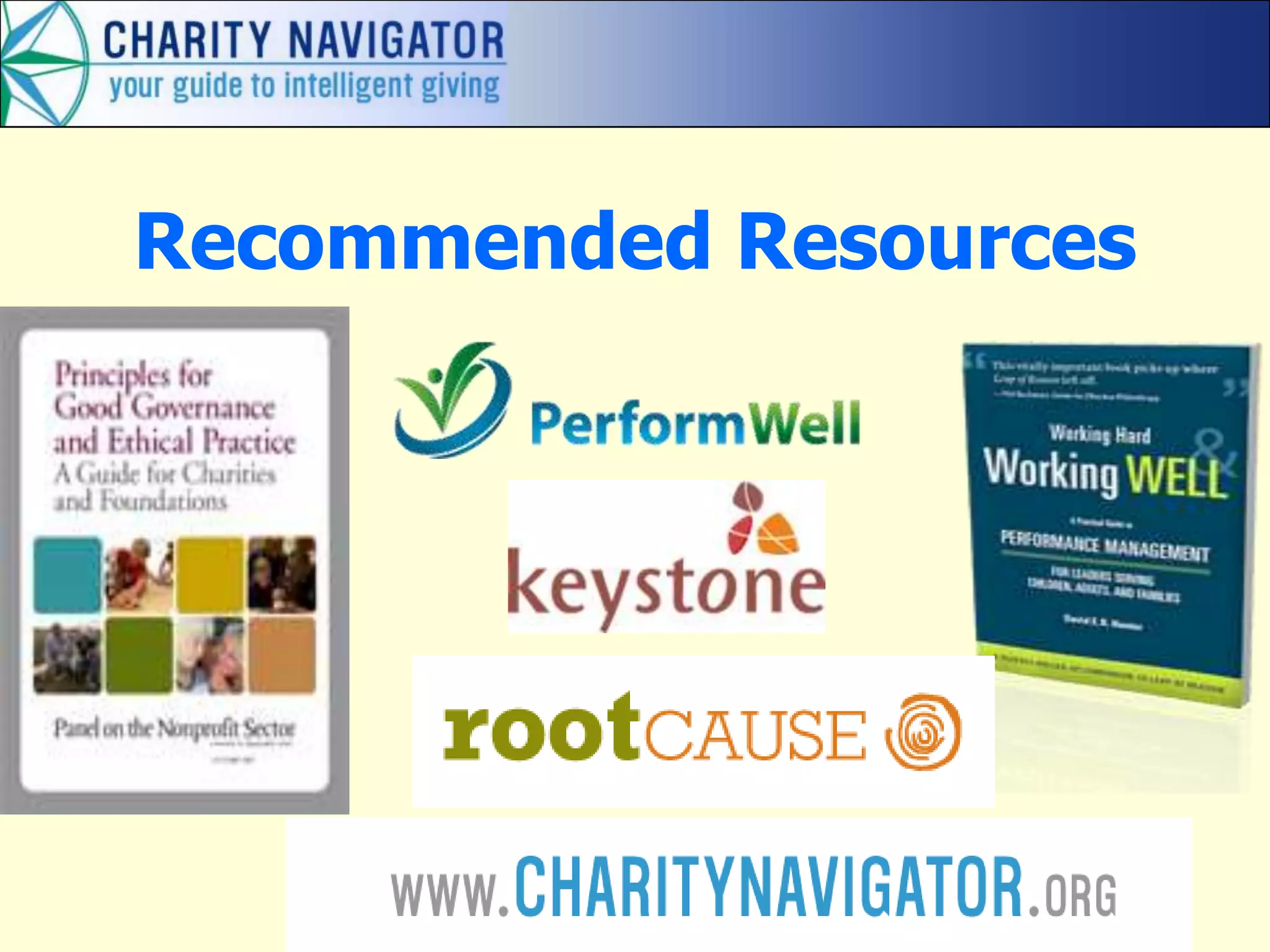Recommended Resources
 