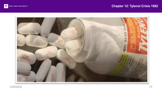 Chapter 12: Tylenol Crisis 1982
3/26/2020 72
 